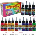 intenze tattoo ink( 14colors)		