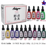 kuro sumi tattoo ink( 14colors)	